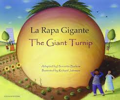 The giant Turnip La Rapa Gigante - English and Italian