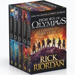 Heroes of Olympus By Rick Riordan- Complete set