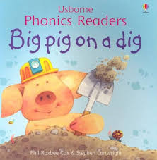 Usborne easy words to read- BIG PIG ON A DIG