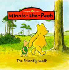 Winnie the Pooh The Friendly Walk- cutout piece of Pooh