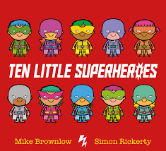 Ten little superheroes