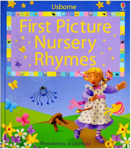 First Picture Nursery Rhymes- Usborn