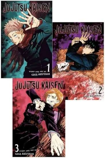 Jujutsu Kaisen Manga Volume 1 - 3 Collection Set