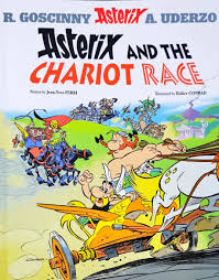 Asterix and the chariot race