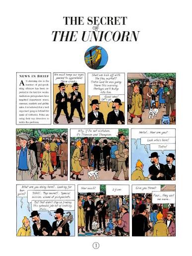 TINTIN SECRET OF THE UNICORN (Adventures of Tintin)
