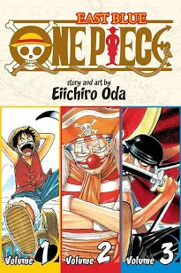 One Piece Manga Set Vol. 1–3 by Eiichiro Oda (English, Paperback)